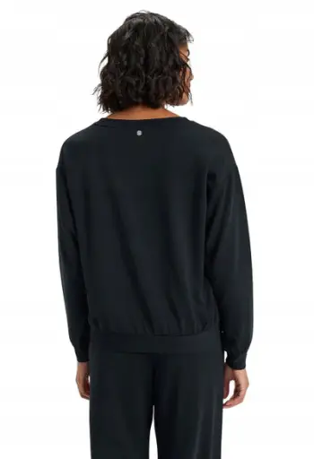 Bluza Roxy Surfing by Moonlight, pambuk, prerje e lirshme, anthracite