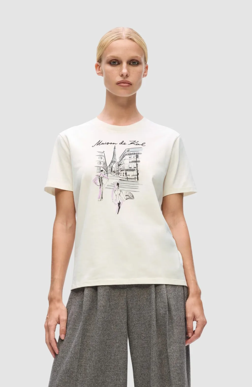 Paris Sketch Street T-Shirt - 1