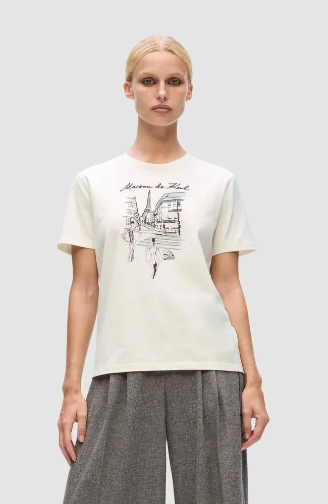 Paris Sketch Street T-Shirt - 2