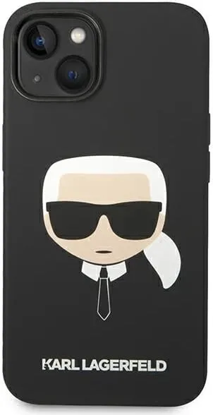 Mbulesë telefoni Karl Lagerfeld KLHMP14MSLKHBK, për iPhone 14 Plus, silikon, MagSafe, e zezë - 2