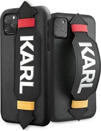 Mbështjellës Karl Lagerfeld Strap për iPhone 11 Pro 5.8", i zi