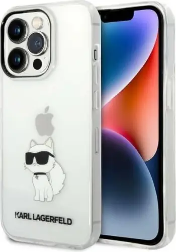 Mbulesë telefoni Karl Lagerfeld KLHMP14LHNKCIT për iPhone 14 Pro, MagSafe, transparente