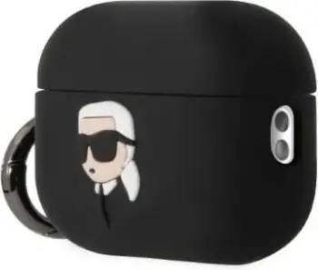 Mbulesë për AirPods Karl Lagerfeld KLA2HNIKTCK, për AirPods 1/2, TPU PC, e zezë