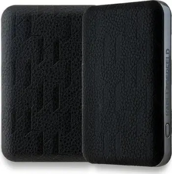 Power bank induktiv Karl Lagerfeld Choupette Head Pin MagSafe, 5000mAh, 15W, i zi