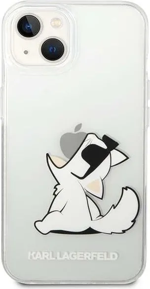 Mbulesë telefoni Karl Lagerfeld KLHCP14MHNCHTCT, për iPhone 14 Plus, e tejdukshme, Choupette - 2