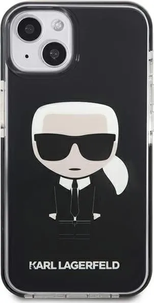 Mbulesë telefoni Karl Lagerfeld KLHCP13STPEIKK, për iPhone 13 mini 5.4", hardcase, e zezë - 2
