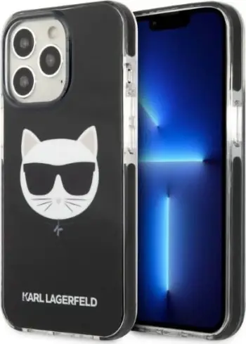 Futrollë telefoni Karl Lagerfeld KLHCP13LTPECK, për iPhone 13 Pro, hardcase, e zezë