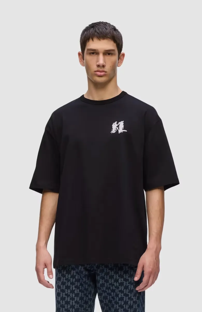 Kl Graphic Oversized Tee - 1