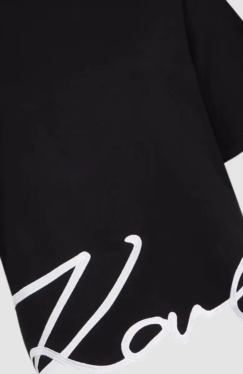 Karl Signature Hem T-Shirt - 3