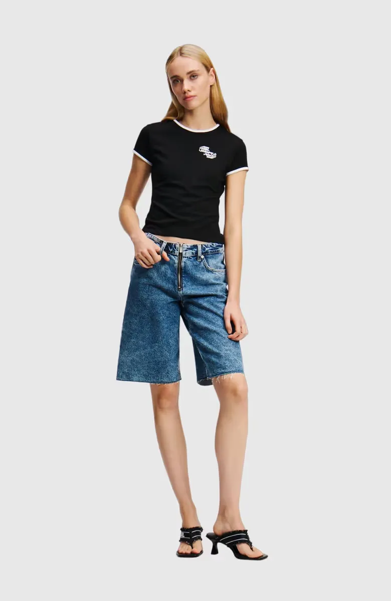 Klj Relaxed Denim Short - 1