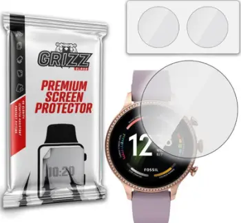 Xham mbrojtës hibrid GrizzGlass Grizz, për smartwatch 32mm, transparent
