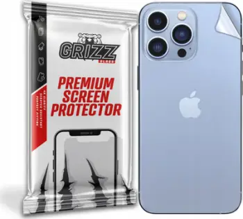 Fletë mbrojtëse e pasme GrizzGlass për Apple iPhone 14 Pro Max, fleksibël, përfundim satinë, transparente