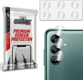 Xham mbrojtës kamere GrizzGlass për Samsung Galaxy A04s, paketim 2 copë, transparent