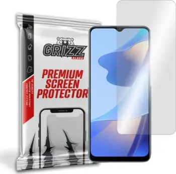 Xham mbrojtës hibrid GrizzGlass për Oppo A54s, transparencë e lartë, rezistent ndaj gërvishtjeve