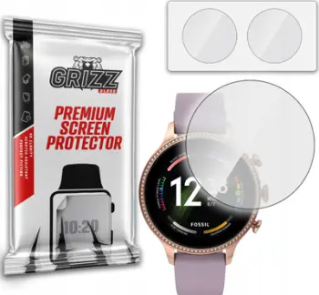 Mbrojtës ekrani GrizzGlass Hybrid Glass, universal për ora 44mm, transparent