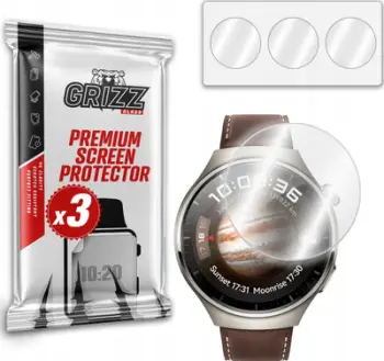 Mbrojtëse ekrani GrizzGlass Hydrofilm për Huawei Watch 4 Pro, hydrogel, transparente