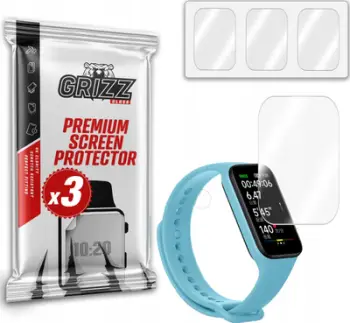 Mbrojtëse ekrani GrizzGlass Hydrofilm për Xiaomi Redmi Band 2, hydrogel, set 3 copë, transparente