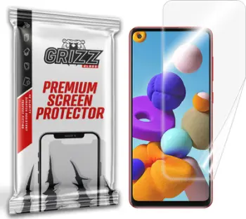Mbrojtëse ekrani keramike GrizzGlass CeramicFilm, për Samsung Galaxy A21s, transparente