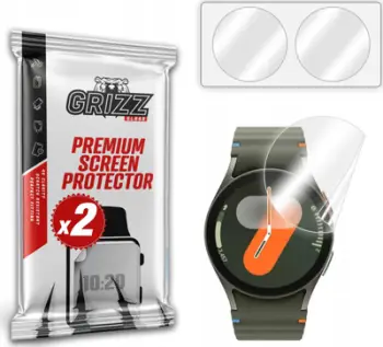 Folie mbrojtëse keramike GrizzGlass CeramicFilm për Samsung Galaxy Watch 7 44mm, transparente