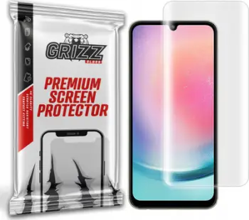Mbrojtës ekrani GrizzGlass Hydrofilm, për Samsung Galaxy A24 4G, hidrogel, transparent