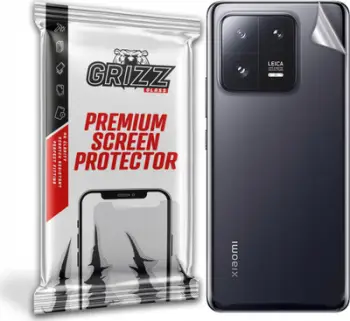 Folie mbrojtëse e pasme GrizzGlass SatinSkin për Xiaomi 13 Pro, transparente
