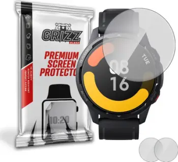 Fletë mbrojtëse matte GrizzGlass për Xiaomi Watch S1 Active, set 2 copë, transparente