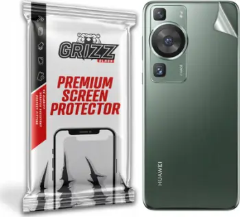 Folie mbrojtëse e pasme GrizzGlass SatinSkin për Huawei P60, fleksibile, përfundim antirrëshqitës, transparente