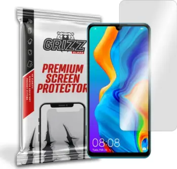Xham mbrojtës GrizzGlass Hybrid për Huawei P30 Lite, fleksibël, transparen