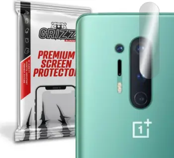 Xham mbrojtës kamerë GrizzGlass OnePlus 8 Pro 5G, hibrid, transparencë e lartë