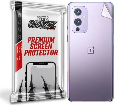 Fletë mbrojtëse e pasme GrizzGlass Grizz, për OnePlus 9, transparente - 1