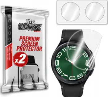 Mbrojtëse ekrani GrizzGlass Ceramic Film për Samsung Galaxy Watch 6 Classic 47mm, fleksibël, transparente