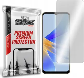 Xham mbrojtës hibrid GrizzGlass për Oppo A17k, transparencë e lartë, rezistent ndaj gërvishtjeve