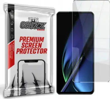 Xham mbrojtës hibrid GrizzGlass HybridGlass për Oppo K11x, transparencë e lartë, montim i lehtë