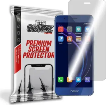 Mbrojtës ekrani GrizzGlass Hybrid Glass për Honor 8, xham hibrid, transparen