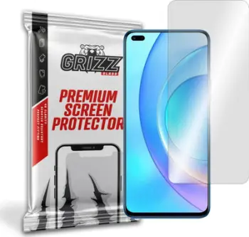 Xham mbrojtës hibrid GrizzGlass për Honor 50 Lite, rezistent ndaj gërvishtjeve, paketim OxyFree, transparent
