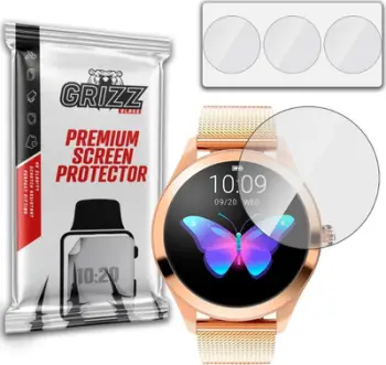 Film mbrojtës hydrogel për smartwatch GrizzGlass Grizz Rubicon RNBE37, paketim me 3 copë, transparent