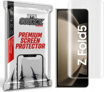 Folie mbrojtëse GrizzGlass Hydrogel Film për Samsung Galaxy Z Fold 5, transparencë e lartë, rezistente ndaj gërvishtjeve