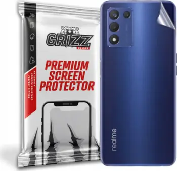 Mbrojtës i pasmë GrizzGlass Realme 9 5G SE, film fleksibël, përfundim sateni, transparent
