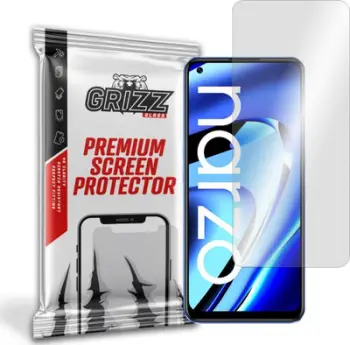 Mbrojtës ekrani GrizzGlass Hybrid, për Realme Narzo 50 Pro 5G, transparen
