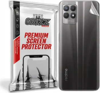 Folie mbrojtëse për pjesën e pasme GrizzGlass UltraSkin Realme 8i, transparente