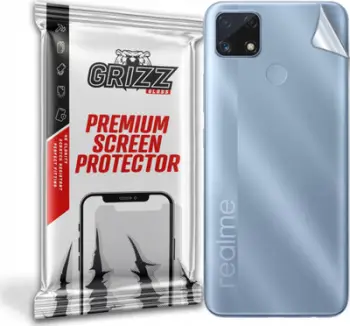Folie mbrojtëse e pasme GrizzGlass për Realme C25s, mat, transparente
