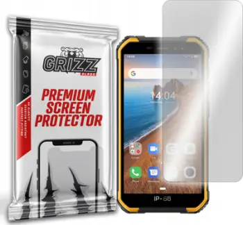 Xham mbrojtës hibrid GrizzGlass për Ulefone Armor X6, transparrent
