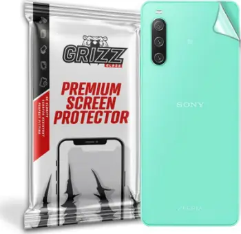 Folie mbrojtëse për pjesën e pasme GrizzGlass Grizz, për Sony Xperia 10 IV, transparente
