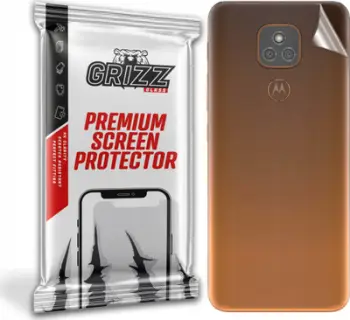 Mbajtëse mbrojtëse e pasme GrizzGlass për Motorola Moto E7 Plus, film fleksibël, matte, transparente