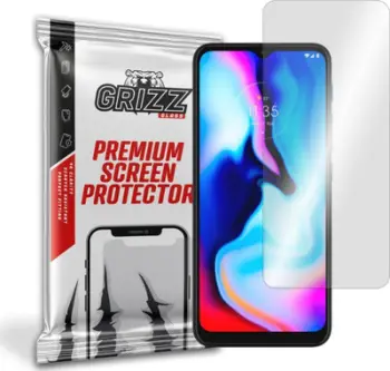 Xham mbrojtës hibrid GrizzGlass për Motorola Moto E7 Plus, transparencë e lartë
