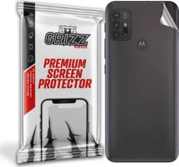 Fletë mbrojtëse mbrapa GrizzGlass SatinSkin për Motorola Moto G30, transparente