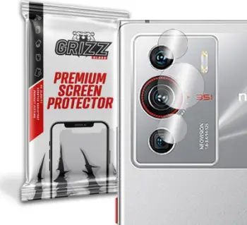 Xham mbrojtës kamerë GrizzGlass për ZTE Nubia Z40, hibrid, 2 copë, transparent