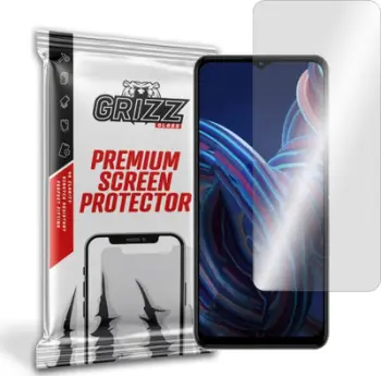 Xham mbrojtës hibrid GrizzGlass për ZTE Blade A72 5G, transparen