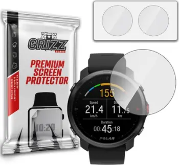 Xham mbrojtës smartwatch GrizzGlass Hybrid, për Polar Grit X Pro, transparent