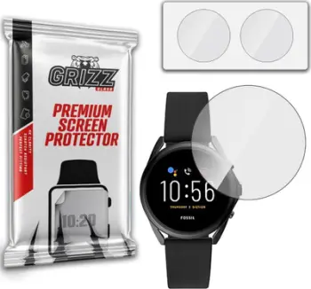 Xham mbrojtës GrizzGlass Hybrid Glass, për Fossil Gen 5 LTE, set 2 copë, transparent